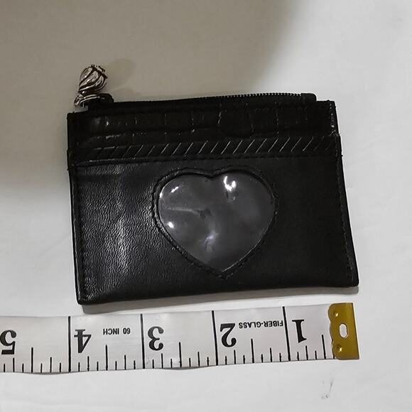 Brighton Black Leather Card Holder Wallet‎ - Picture 2 of 5